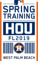 Houston Astros 2019 Event Logo Print Decal