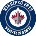 Winnipeg Jets Customized Logo Print Decal