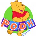 Disney Pooh Logo 29 Print Decal