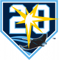 Tampa Bay Rays 2018 Anniversary Logo Iron On Transfer