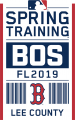 Boston Red Sox 2019 Event Logo Iron On Transfer