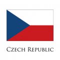 Czech Republic flag logo Iron On Transfer