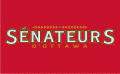 Ottawa Senators 2007 08-Pres Wordmark Logo 06 Print Decal