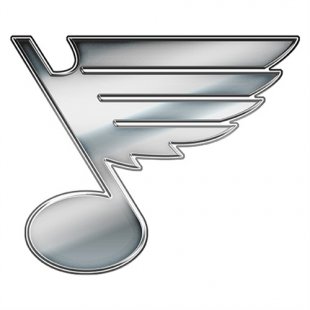 St. Louis Blues Silver Logo Print Decal