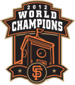 San Francisco Giants 2012 Champion Logo Print Decal