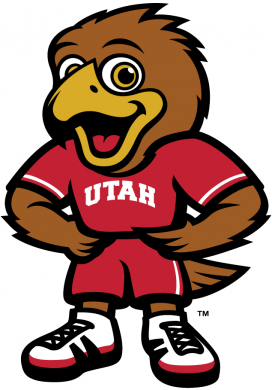 Utah Utes 2015-Pres Mascot Logo Print Decal