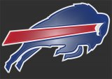 Buffalo Bills Plastic Effect Logo Iron On Transfer