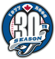 Toronto Blue Jays 2006 Anniversary Logo Iron On Transfer