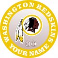 Washington Redskins Customized Logo Print Decal