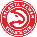 Atlanta Hawks Customized Logo Iron On Transfer