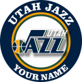 Utah Jazz Customized Logo Print Decal