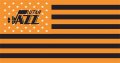 Utah Jazz Flag001 logo Print Decal