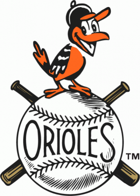 Baltimore Orioles 1954-1965 Primary Logo Iron On Transfer