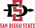 San Diego State Aztecs 2013-Pres Alternate Logo Print Decal
