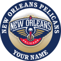 New Orleans Pelicans Customized Logo Iron On Transfer