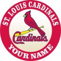 St. Louis Cardinals Customized Logo Iron On Transfer
