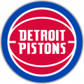 Detroit Pistons 2017-2018 Pres Primary Logo Iron On Transfer