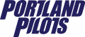 Portland Pilots 2006-2013 Wordmark Logo 03 Print Decal